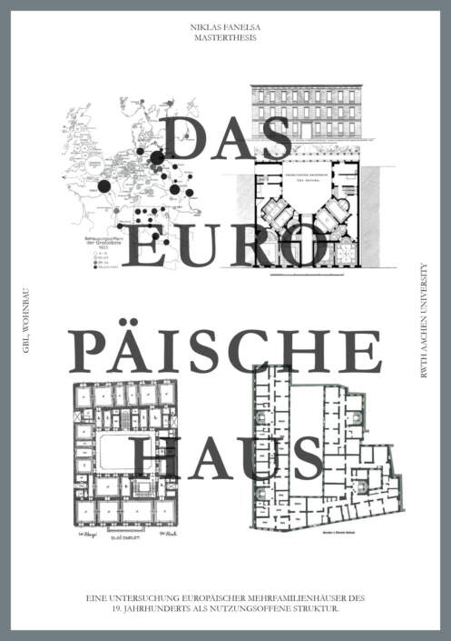 Das europäische Haus, Master Thesis, Niklas Fanelsa. Cover